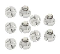 sourcingmap 10 Pcs T3 Green 3020 LED Dashboard Panel Lights DC 12V Internal