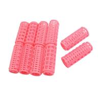 Sourcingmap 10 Piece Plastic Lady Hair Styling Roller Curler, Pink, 0.14 Pound