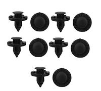 sourcingmap 10 Plastic Bumper Fender Flare Fastener Rivet 8mm for Nissan