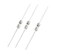 sourcingmap 10 x Glass Cartridge Slow Blow Axial Lead Fuse 3.6x10mm 250V 2A