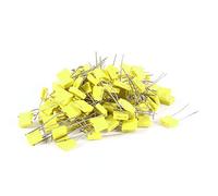 sourcingmap 100 Pcs 10% 100V 0.1uF 100NF Box Type Film Correction Capacitors