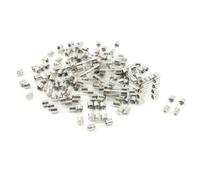 sourcingmap 100 Pcs 250 Volts 3Amp Fast Blow Type Glass Tube Fuses 5 x 20mm