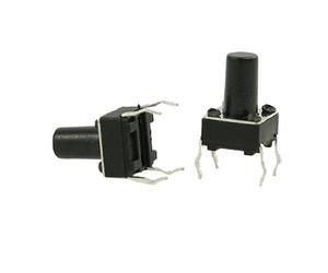 sourcingmap 100 Pcs 6 x 6mm x 9.5mm PCB Momentary Tactile Tact Push Button Switch 4 Pin DIP