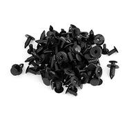 sourcingmap 100 Pcs Car 8mm Hole Plastic Rivet Fender Bumper Clips Fastner