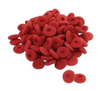sourcingmap 100 Pcs Replacement Earbud Tips, Soft Sponge Ear Tips Buds for Diameter 13mm-18mm Earphone Headsets Accessories, Foam Cushions Eartips Headphone Covers, Red