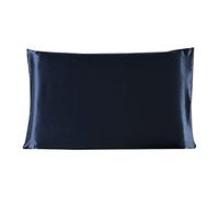Sourcingmap 100% Pure Mulberry Charmeuse Silk Pillowcase Pillow Case Cover for Hair & Skin 19 Momme 350tc /Travel Size 14x20 Inch/36x51cm Royal Blue (1-Piece)