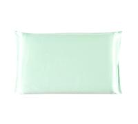 Sourcingmap 100% Pure Mulberry Charmeuse Silk Pillowcase Pillow Case Cover for Hair & Skin Beauty 19 Momme 350tc Queen Size 20x30 Inch/51x76cm Light Green (1-Piece)