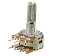 sourcingmap 100K Ohm B100K Linear Dual Rotary Taper Potentiometer Pot 10% Tolerance