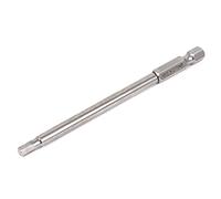 Sourcingmap 100mm Long 1/4" Hex Shank 4mm Hexagonal Tip Magnetic Hexagon Screwdriver Bit