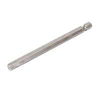 Sourcingmap 100mm Long 1/4" Hex Shank 6mm Hexagonal Tip Magnetic Hexagon Screwdriver Bit