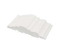Sourcingmap 100pcs 100mmx7mm Milky White Hot Melt Glue Adhesive Stick for Heating Gun