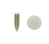 sourcingmap 100pcs 7.5mm X 6.5mm Hole Car Card Buckle Hole Trim Boot Rivet Push Clip Light Beige