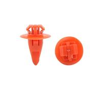 sourcingmap 100pcs 8 x 10mm Clips Wheel Flare Clip Retainer Fastener