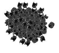 sourcingmap 100Pcs HDB-2P-4 Flat Cable Wire Strain Relief Bush Grommet 10.5mm Length