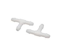 Sourcingmap 100pcs Plastic 5mm T Shaped Hose Pipe Tube Connector for Auto
