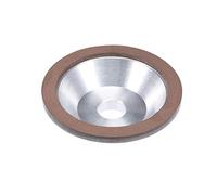 sourcingmap 100x32x20x10x3mm Resin Bond Cup Diamond Grinding Wheel 100 Grit for Carbide Metal