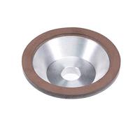 sourcingmap 100x32x20x10x3mm Resin Bond Cup Diamond Grinding Wheel 150 Grit for Carbide Metal