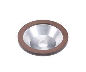 sourcingmap 100x32x20x10x3mm Resin Bond Cup Diamond Grinding Wheel 400 Grit for Carbide Metal