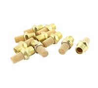 sourcingmap 10pcs 1/8PT Male Thread Pneumatic Filter Noise Sinter Exhaust Muffler