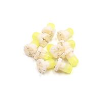 sourcing map 10Pcs 12V T3 White LED Dashboard Panel Gauge Light for Car Interior