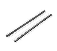 Sourcingmap 10Pcs 2.0mm Pitch 40-Pin 8.6mm Length Single Row Straight Connector Pin Header Strip for Prototype Shield