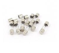 sourcingmap 10Pcs 250V 0.75A 750mA Fast Blow Glass Fuses Tubes 5mm x 20mm