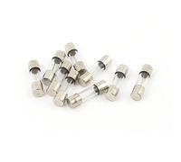 sourcingmap 10Pcs 250V 10A Quick Blow Glass Fuses Tube 5mm x 20mm