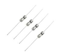 sourcingmap 10Pcs 250V 5A Through Hole 3.6 X 10mm Fast Acting Axial Glass Fuse