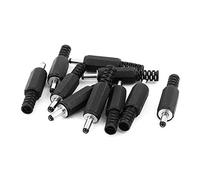 Sourcingmap 10Pcs 3.5mmx1.3mm Male Solder DC Power Tip Jack Connector