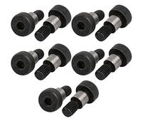 Sourcingmap 10pcs 40Cr Steel Shoulder Bolt 10mm Shoulder Dia 10mm Shoulder Length M8x13mm Thread