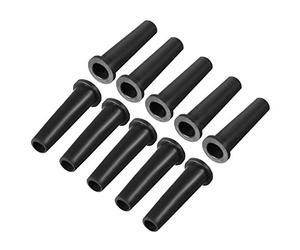 sourcingmap 10pcs 6.5-4.5mm PVC Strain Relief Cord Boot Protector Cable Sleeve Hose 33mm for Aviation Power Tool