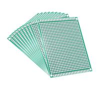 Sourcingmap 10pcs 7x9cm Double Sided PCB Board Universal Printed Circuit Proto Board for DIY Soldering Electronic Projects Practice Test Circuit