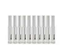 sourcingmap 10PCS 8mm Diamond Coated Hole Saws Drill Bits for Glass Ceramic Tile Marble Rock Porcelain Bottles Pots Brick