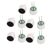 Sourcingmap 10Pcs 9x7mm 30-44dB Electret Condenser Microphone High Sensitivity Pickup