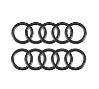 Sourcingmap® 10PCS Black Rubber Oil Seal O Shaped Rings Sealing Gasket Washers 18mm x 2.5mm