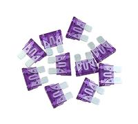 sourcingmap 10pcs DC 5V-32V 35A Medium Blade Style Fuse for Car Motorcycle Boat