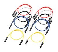 Sourcingmap 10pcs Female to Female 1P Jumper Wire 2.54mm Pitch Ribbon Cable Breadboard DIY 21cm Long