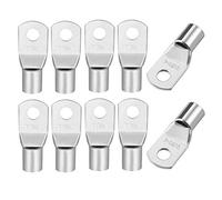 sourcingmap 10PCS SC50-8 Copper Eyelets Tubular Lug Ring Terminal Connectors