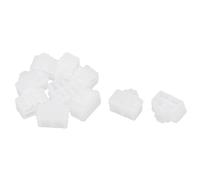 Sourcingmap 10Pcs Silicone Ethernet Hub Port RJ45 Anti-Dust Cover Plugs Protector Stopper Cap 12 x 10 x 7mm, White