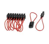 sourcingmap 10pcs Waterproof Car In-line Wire Full Size Blade Type Fuse Holder