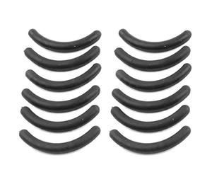 Sourcingmap 12 Pcs Eyelash Curlers Refill, Black Universal Replacement Pads for Eyelash Curler, Soft Replaceable Rubber Common-Sized Eye Lash Curler Refills Makeup Tool for Women