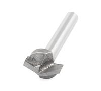 Sourcingmap 120 Degree V-Groove Router Bit 16mm Dia with 6mm Shank, Carbide Tipped V Grooving Bit (Gray)