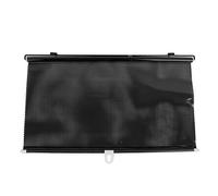 sourcingmap 125cm x 58cm Black Clear Dotted Car Front Side Window Sunshade