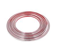 sourcingmap 12m x 8mm Chrome Trim Strip Car Door Edge Guard Protector
