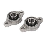 sourcingmap 12mm Bore Self-aligning Flange Bearing Oval Pillow Block FL001 2pcs