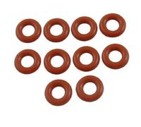 sourcingmap 12mm x 3mm Silicone O Ring Oil Sealing Washers Grommets Red 10 Pcs