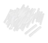 Sourcingmap 12mmx75mm Disposable Round Bottom Polypropylene Test Tubes Clear 100 Pcs
