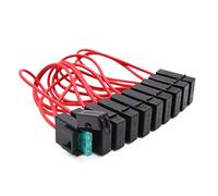 Sourcingmap 12V-24V DC Automotive Inline Fuse Holder with 30A Blade Fuse | Standard blade style fuse, 10pcs, 30A fuse included