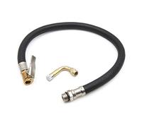 Sourcingmap 13mm Thread Dia Car Tire Inflator Hose W/ 90 Degree Valve Extension