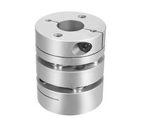 sourcingmap 14mmx15mm Clamp Tight Motor Shaft 2 Diaphragm Coupling Coupler